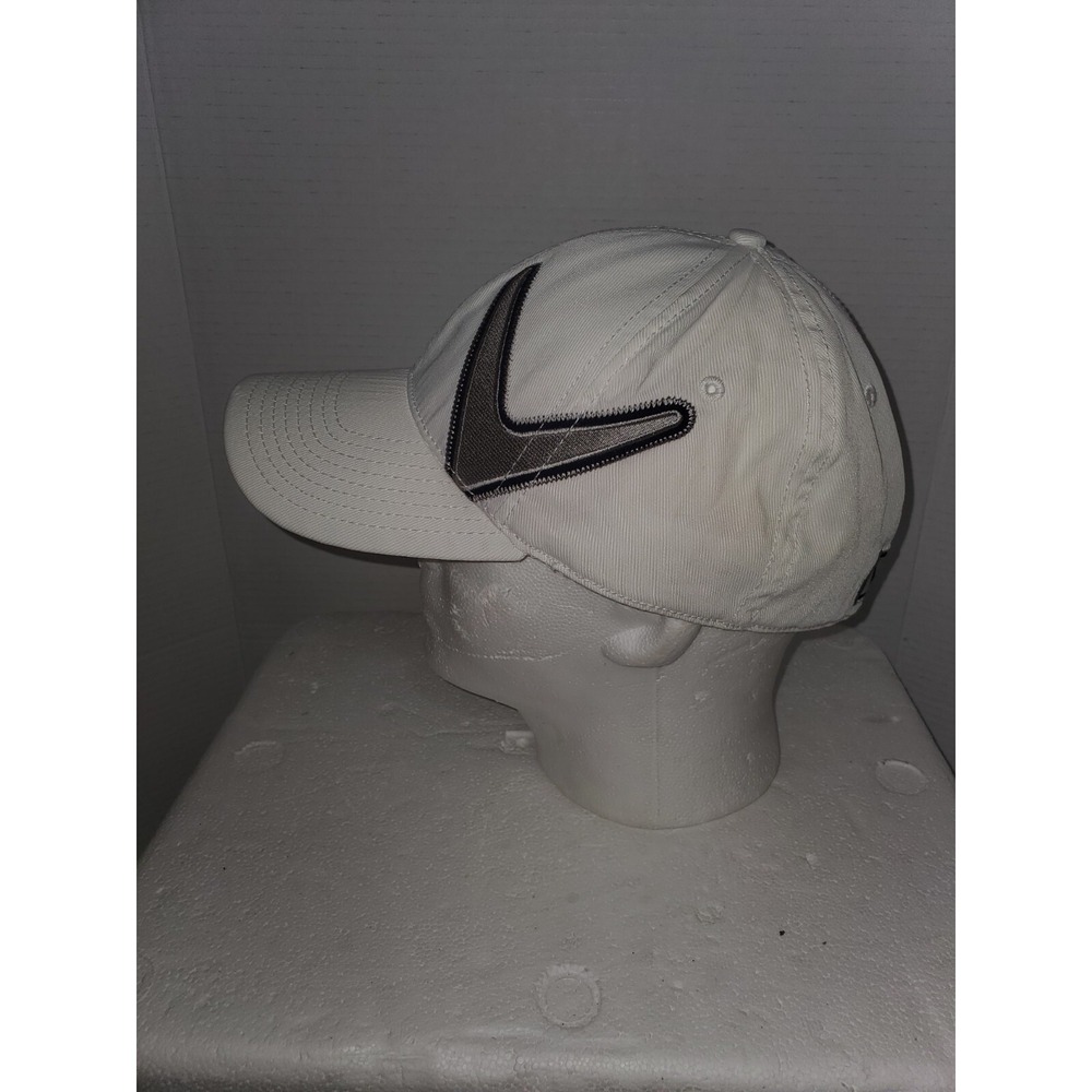 New Era Callaway Golf Hat White Silver Embroidered Logo Fitted Med / Lge - Picture 5 of 10